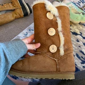 UGG button boots